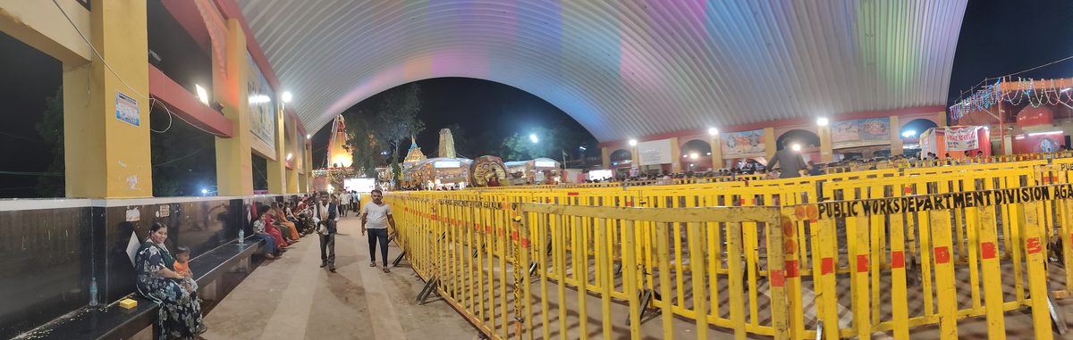 Nalkheda Dham Temple Premises — Navratri Celebrations
